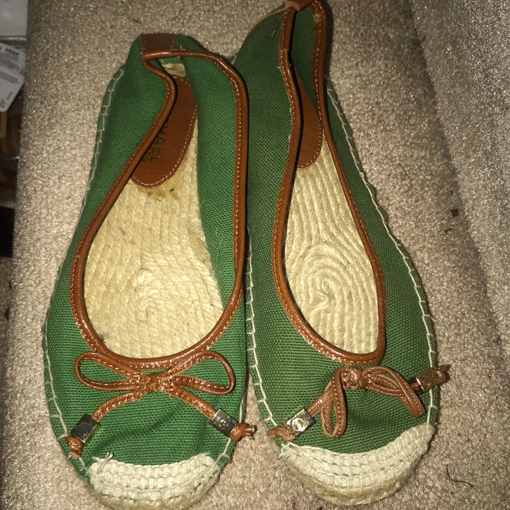 Michael kors burlap flat